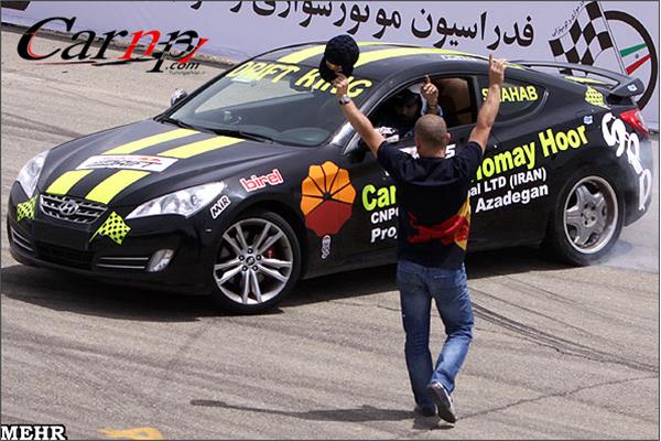 iran car park drift 1