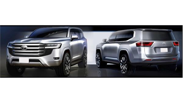 طرح های اولیه تویوتا لند کروزر 2022 24