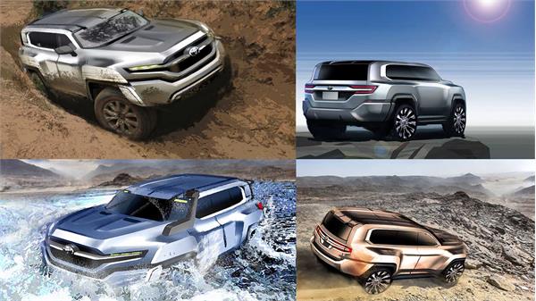 طرح های اولیه تویوتا لند کروزر 2022