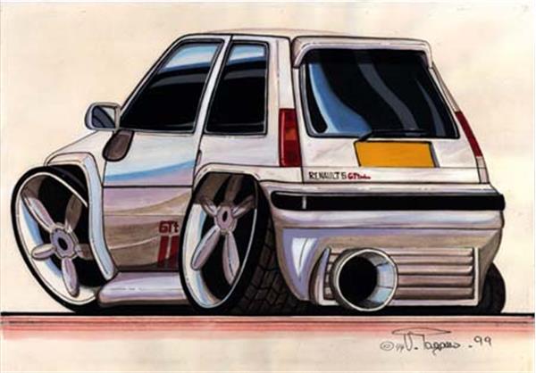 تصاویر کارتونی اتومبیل  44