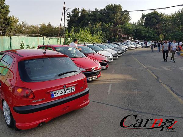 گردهمایی خودروهای فرانسوی 1397 تیر کارتینگ آزادی  10
