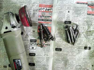 آلبوم تصاویر قسمتی از قطعات خریداری شده  3