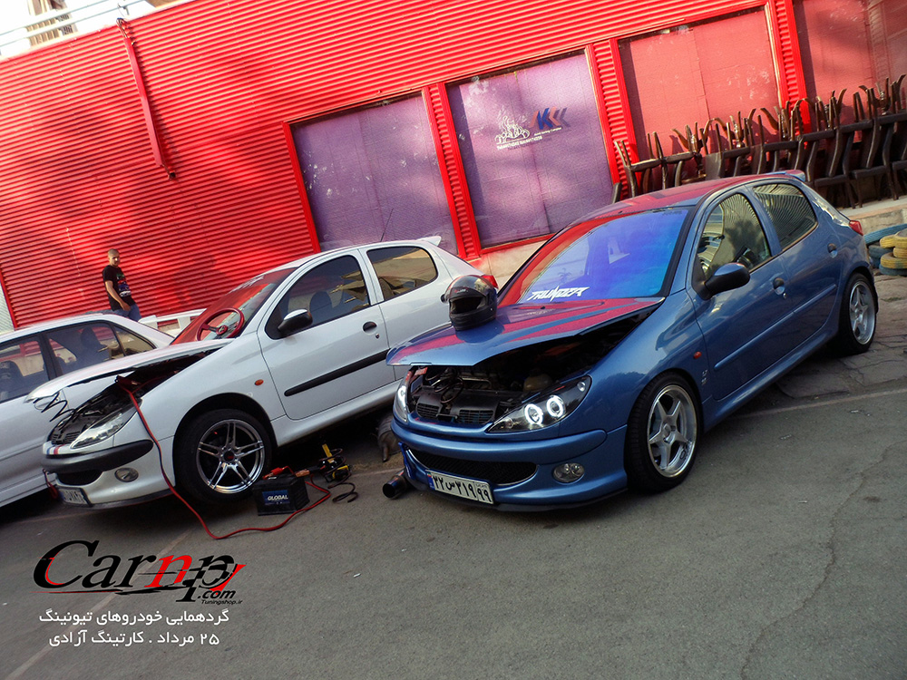 گردهمایی اتومبیل های تیونینگ 25 مرداد کارتینگ آزادی  28