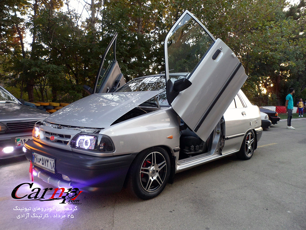 گردهمایی اتومبیل های تیونینگ 25 مرداد کارتینگ آزادی  25