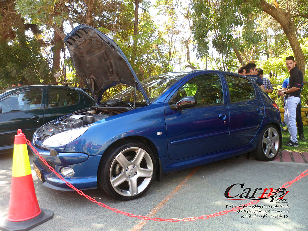 گردهمایی پژو های سفارشی و سیستم های صوتی  4