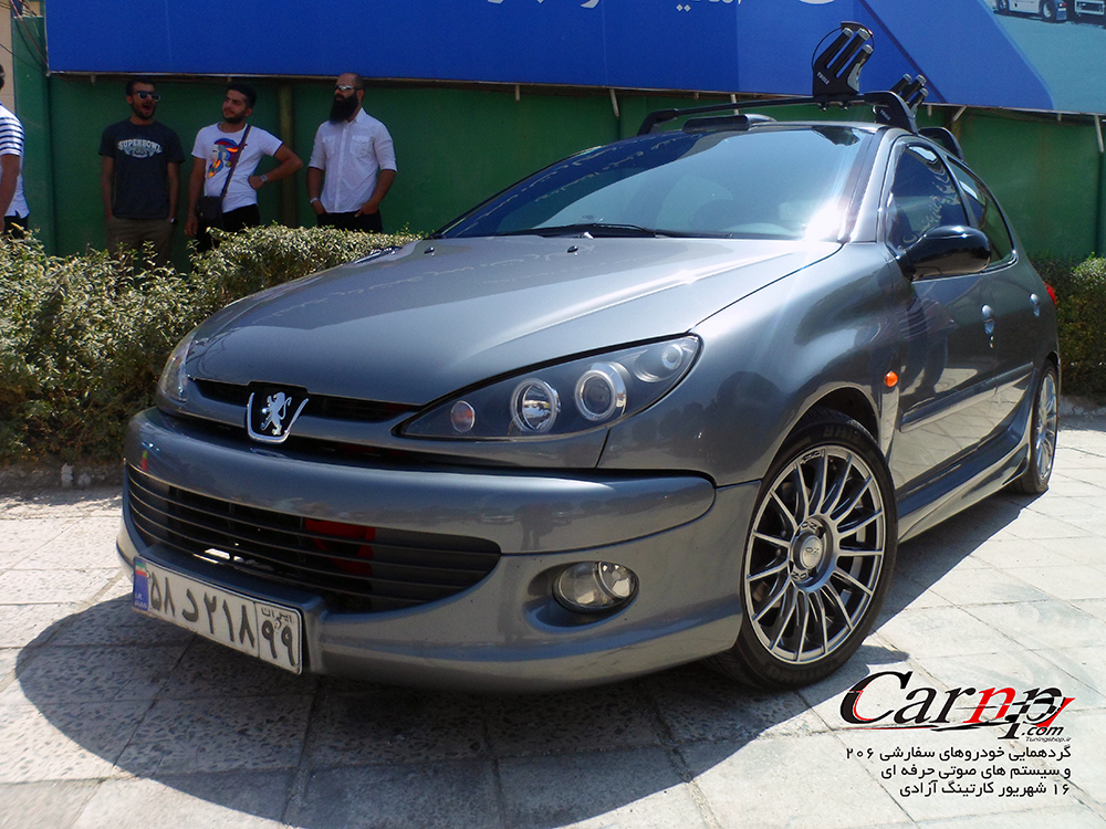 گردهمایی پژو های سفارشی و سیستم های صوتی  1