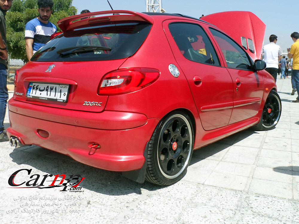 گردهمایی پژو های سفارشی و سیستم های صوتی  4