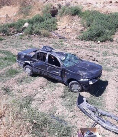 تصادف حمید بقایی 2