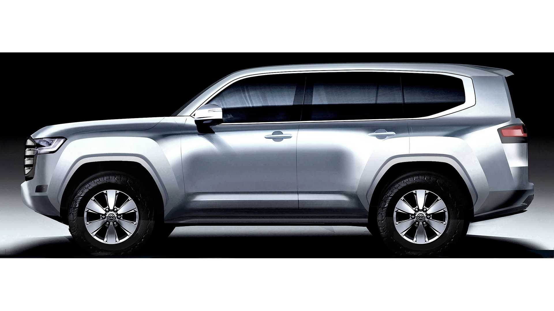 طرح های اولیه تویوتا لند کروزر 2022 4