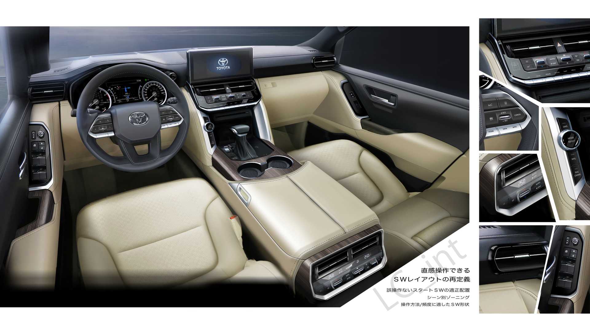 طرح های اولیه تویوتا لند کروزر 2022 14