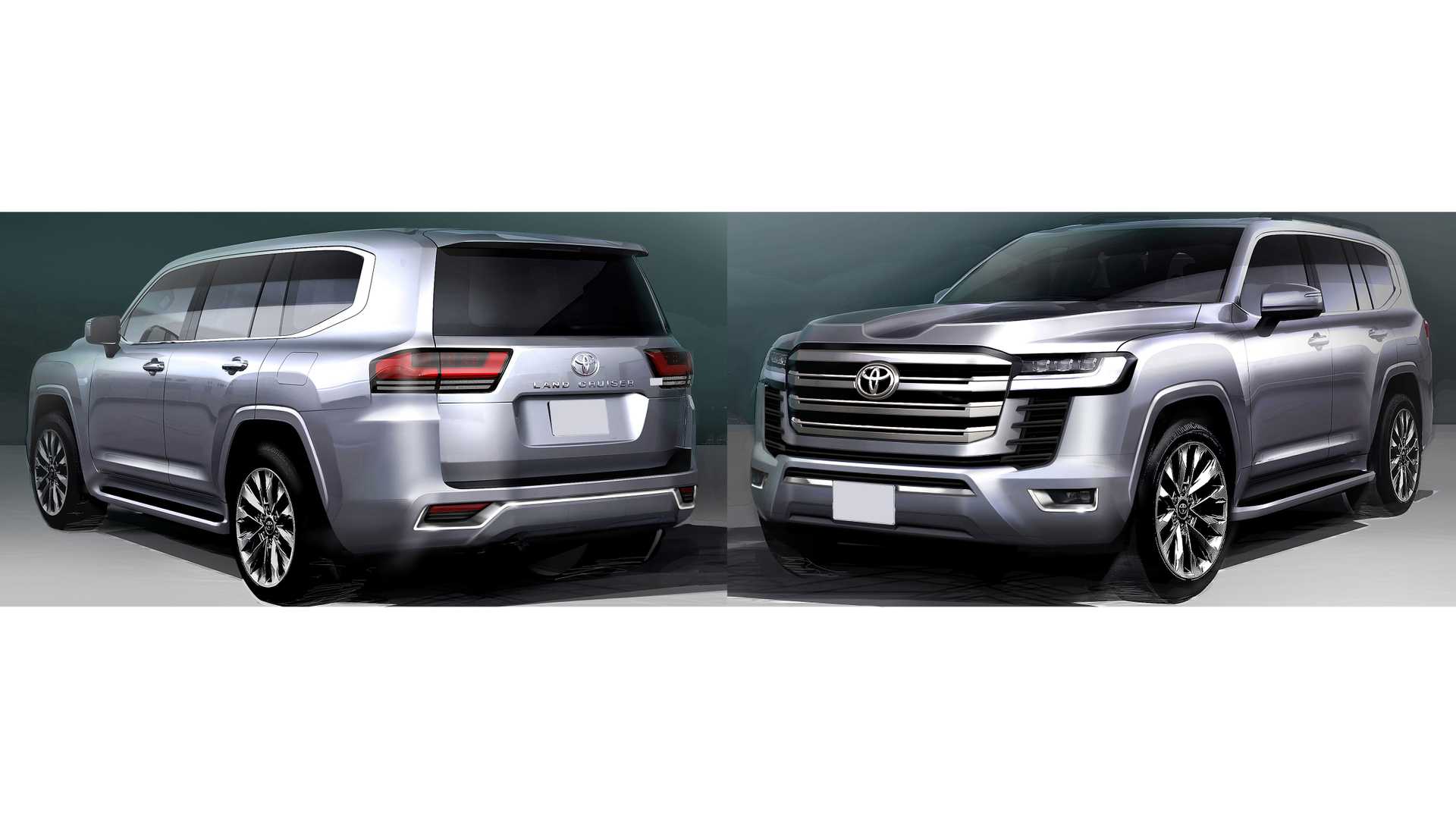 طرح های اولیه تویوتا لند کروزر 2022 23