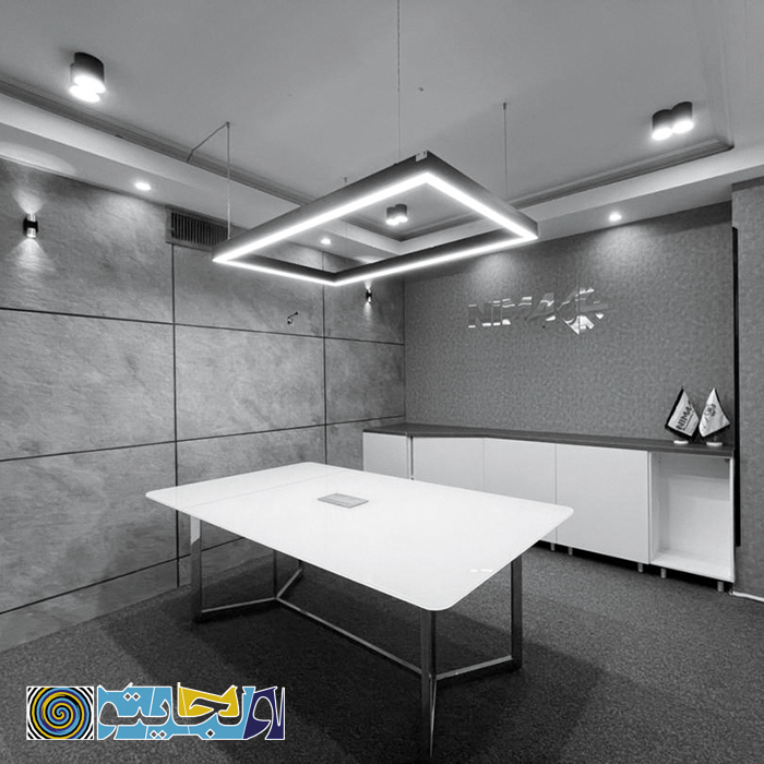 طراحی و اجرای اتاق کنفرانس. با تمام تحهیزات اتاق صدا نور و صدای کنفرانس به صورت کامل 1